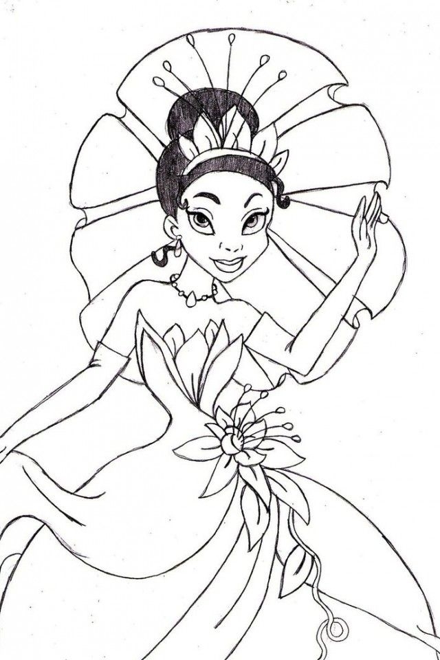 Disney Princess Tiana Coloring Pages Coloring Home Disney Princess Tiana Coloring Pages Coloring Home