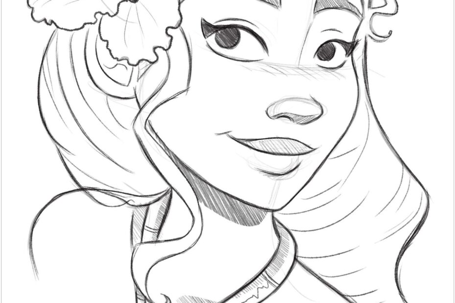 Disney Princesses Coloring Pages Moana Coloring Pages