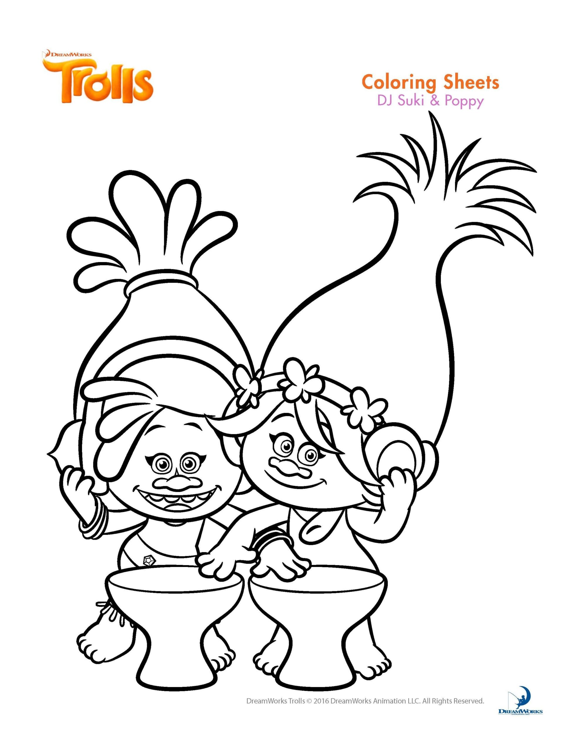 Disney Trolls Coloring Pages At GetColorings Free Printable Disney Trolls Coloring Pages At GetColorings Free Printable