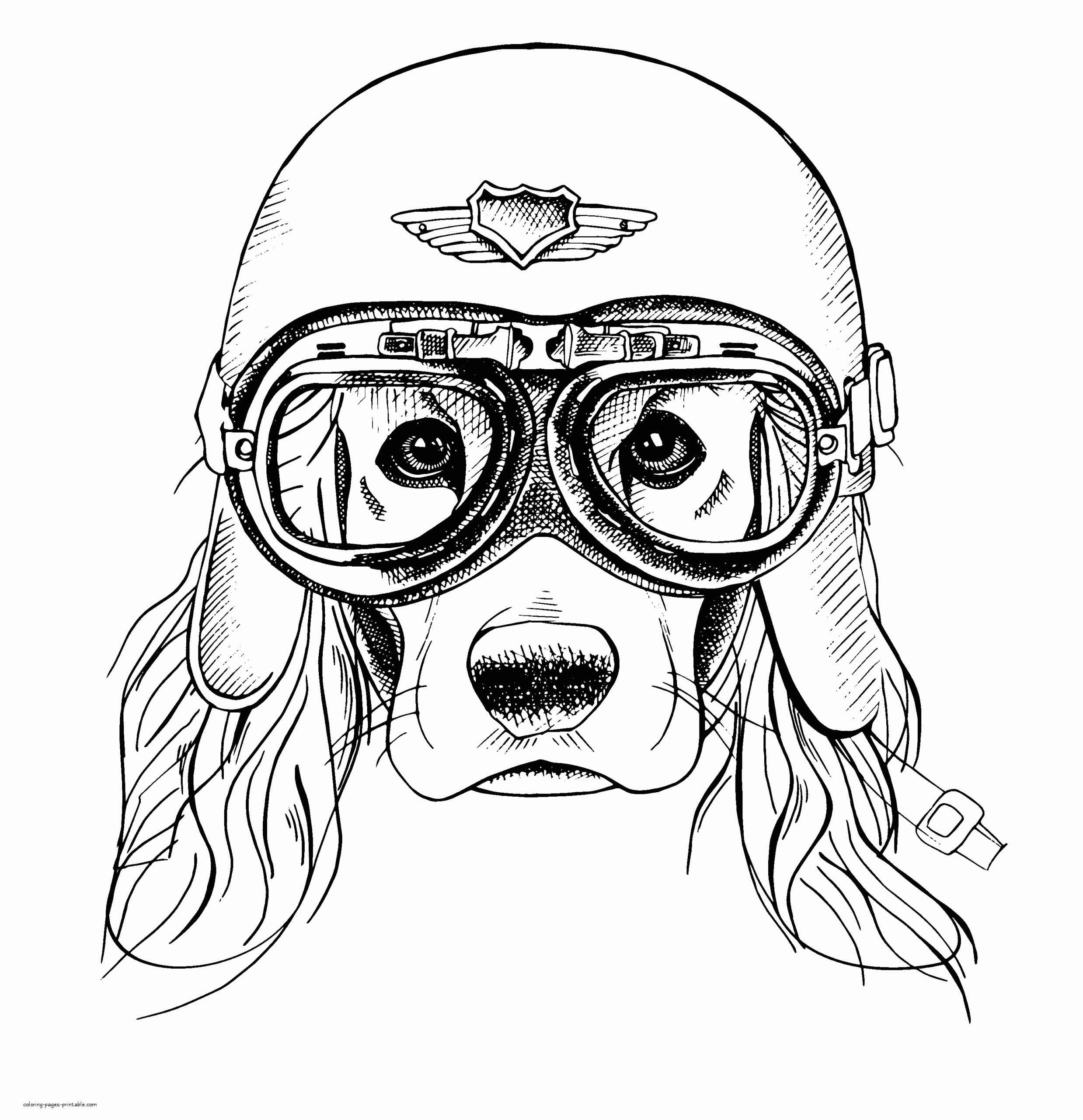 Dog Coloring Book For Adults COLORING PAGES PRINTABLE COM Dog Coloring Book For Adults COLORING PAGES PRINTABLE COM