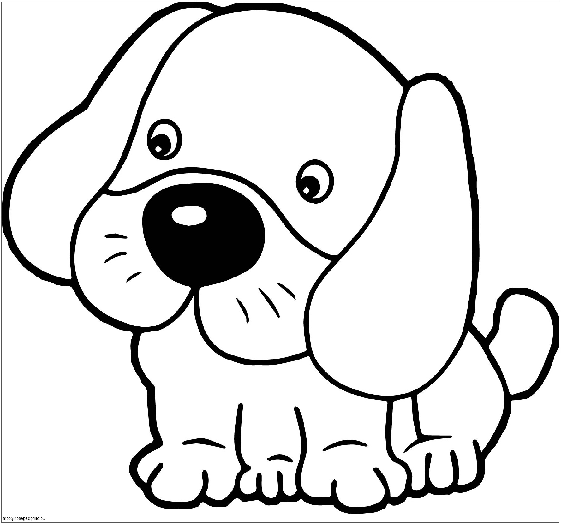Dog Coloring Page Printable Dog Coloring Page Printable