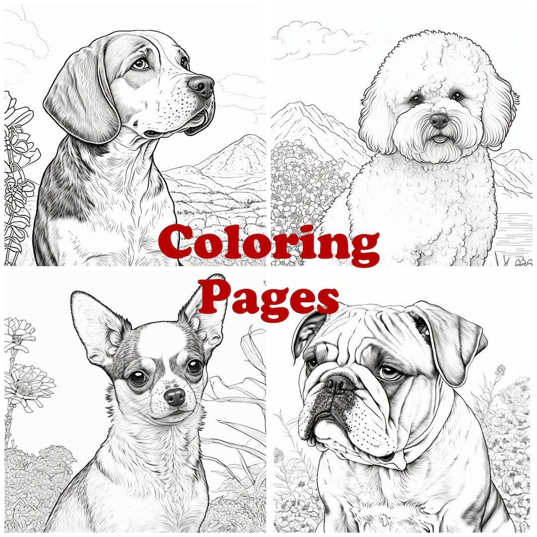 Dog Coloring Pages Dog Coloring Sheets Puppy Coloring Book Dog Art Dog Coloring Pages Dog Coloring Sheets Puppy Coloring Book Dog Art