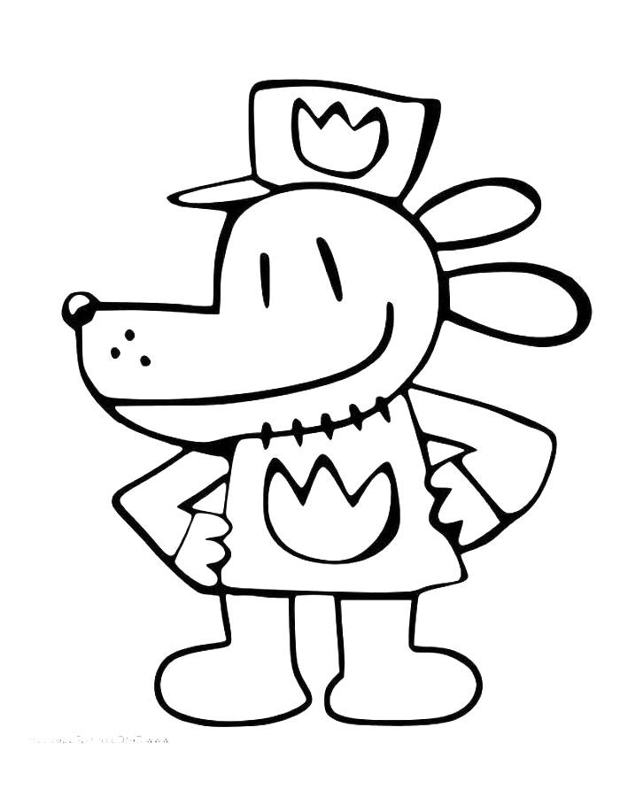 Dog Man Coloring Pages Dog Man Coloring Pages