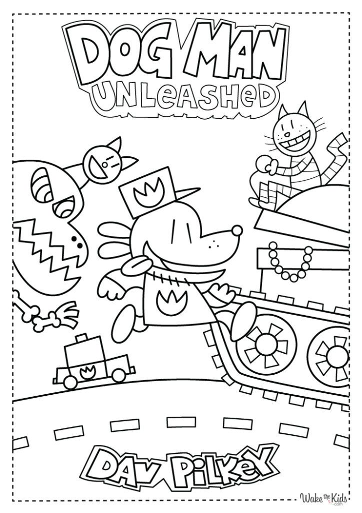 Dog Man Coloring Pages Free Printable PDFs WakeTheKids Dog Man Coloring Pages Free Printable PDFs WakeTheKids