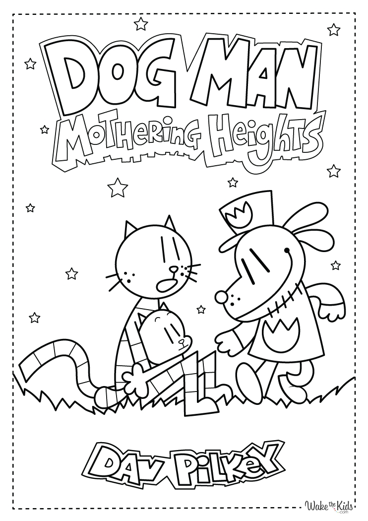 Dog Man Coloring Pages Free Printable PDFs WakeTheKids Dog Man Coloring Pages Free Printable PDFs WakeTheKids