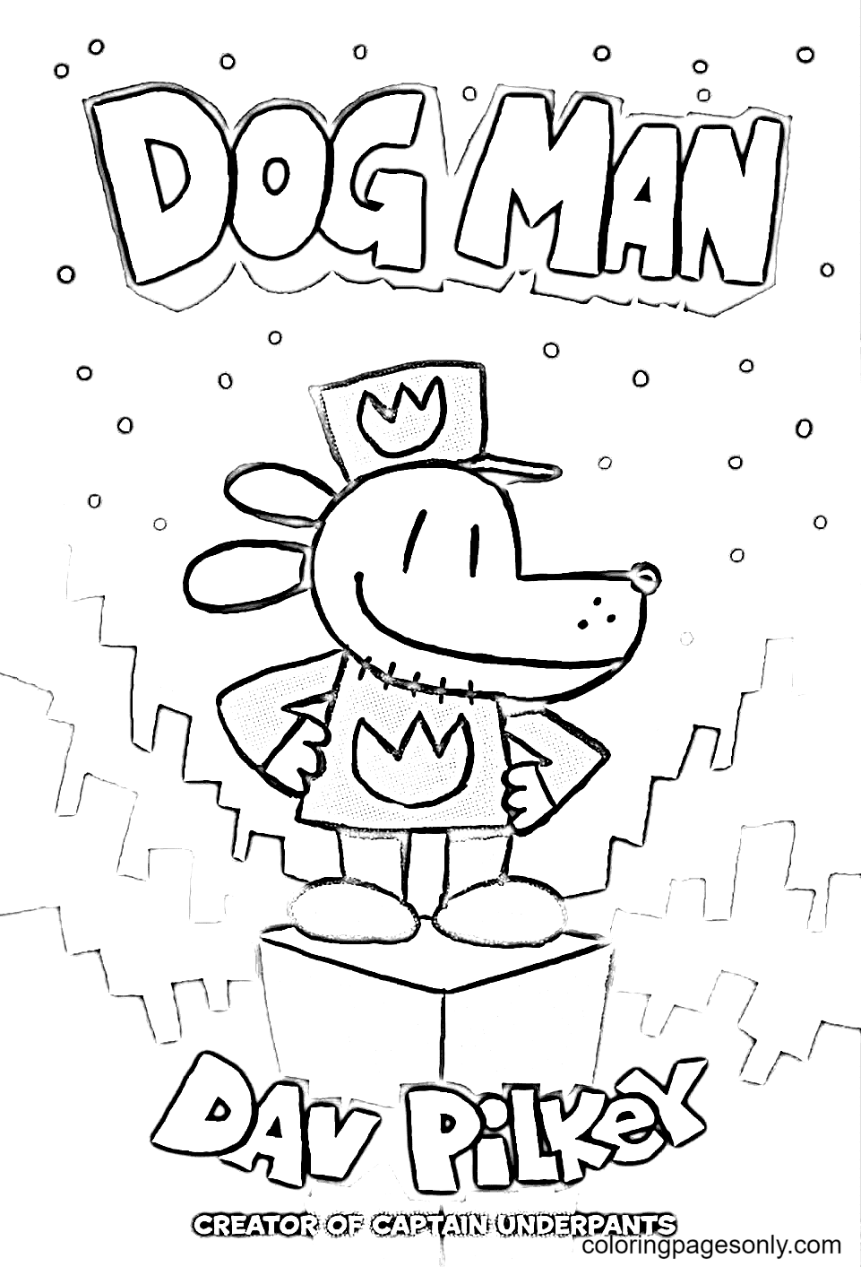 DogMan Coloring Page Free Printable Coloring Pages DogMan Coloring Page Free Printable Coloring Pages