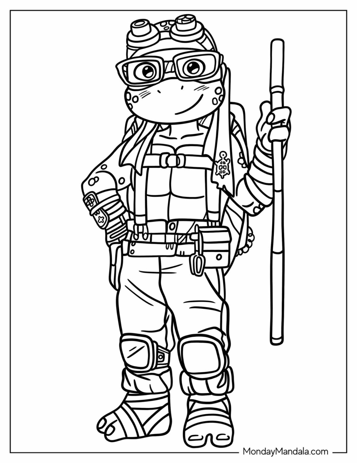 Donatello Ninja Turtle Coloring Pages Coloring Pages Vrogue co