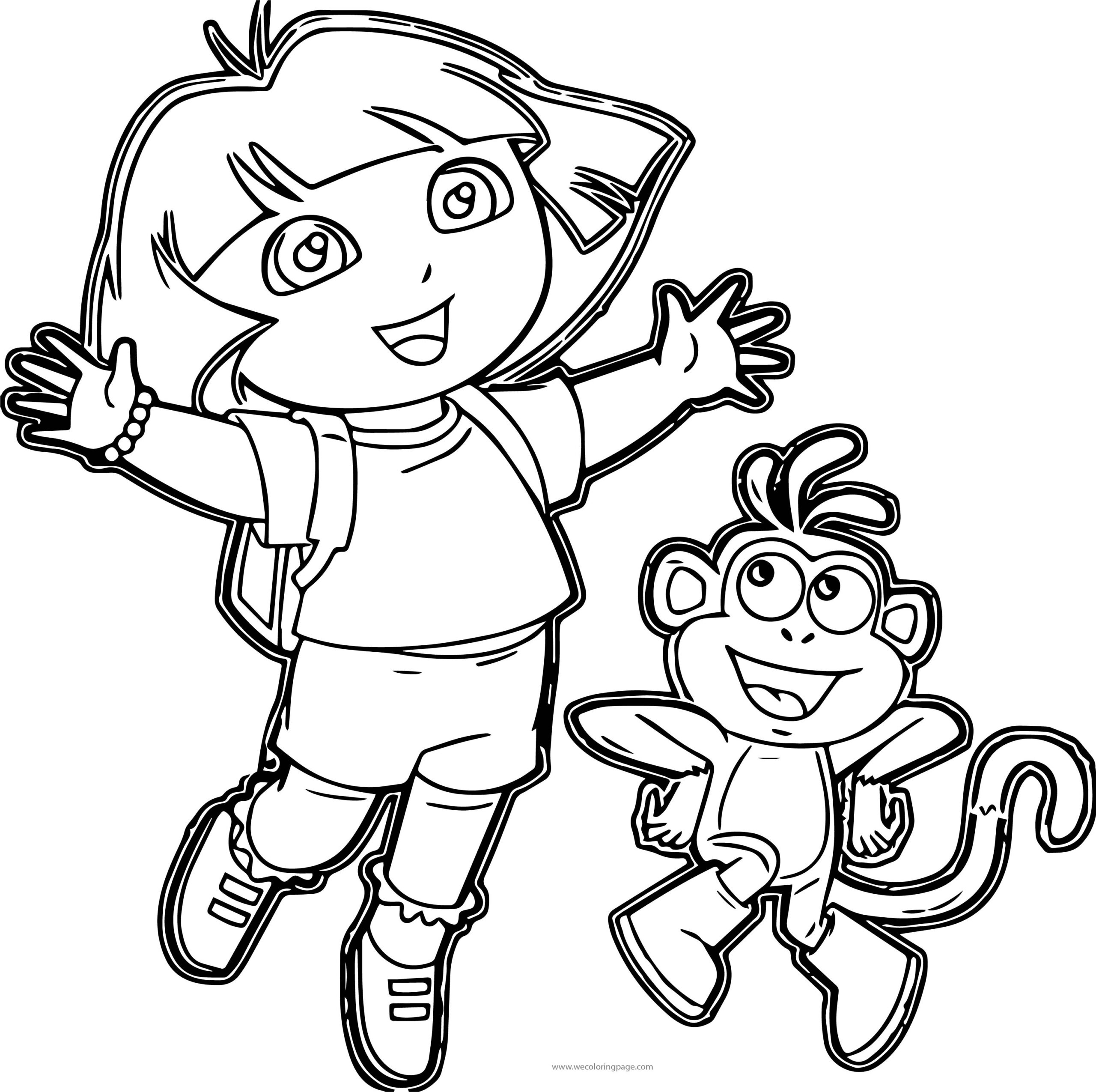 Dora Coloring Pages Dora Coloring Pages