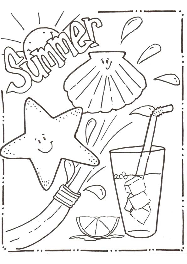 Download Free Printable Summer Coloring Pages For Kids 