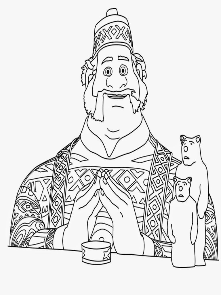 Downloads Frozen Coloring Book Pages Oaken Downloads Frozen Coloring Book Pages Oaken