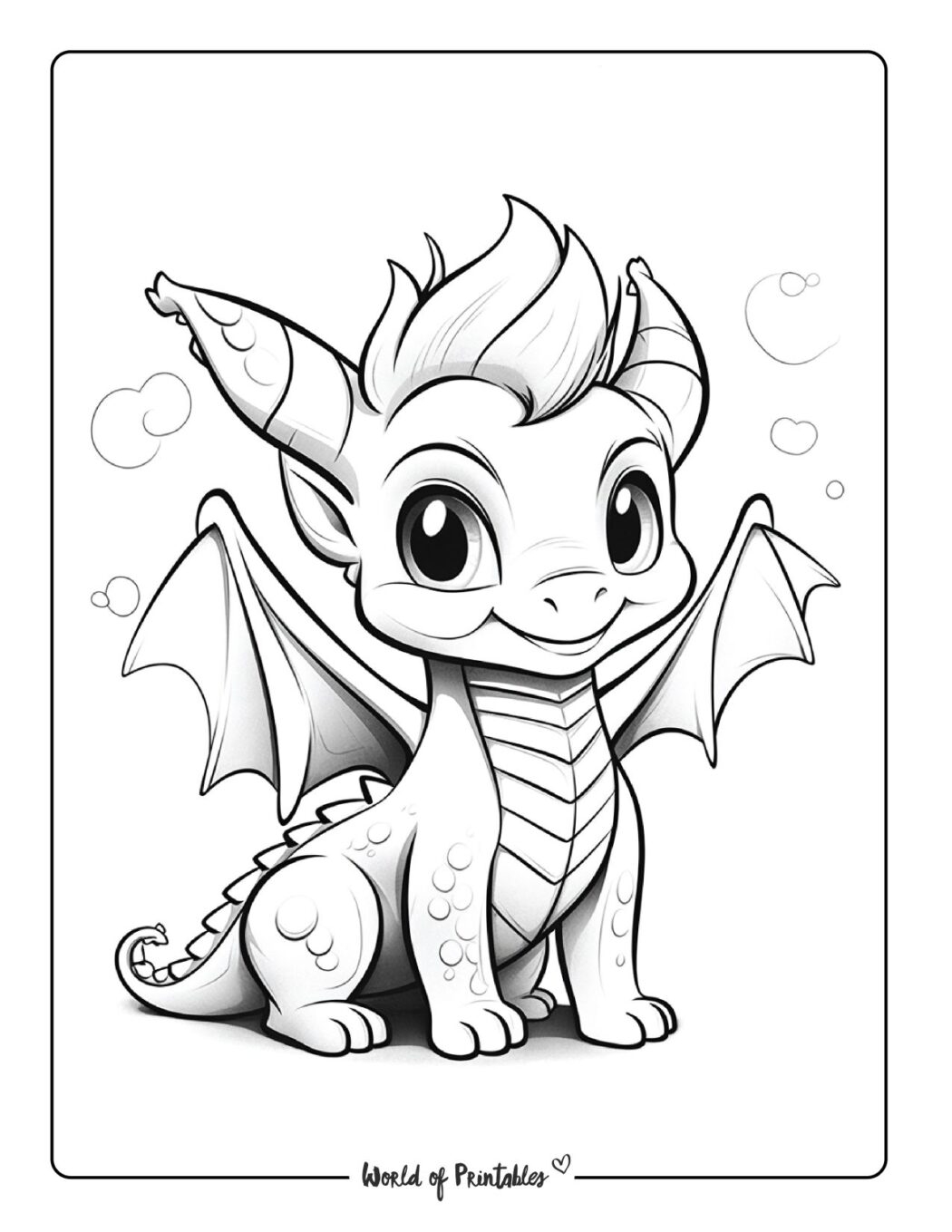 Dragon Coloring Pages For Kids Adults World Of Printables Dragon Coloring Pages For Kids Adults World Of Printables