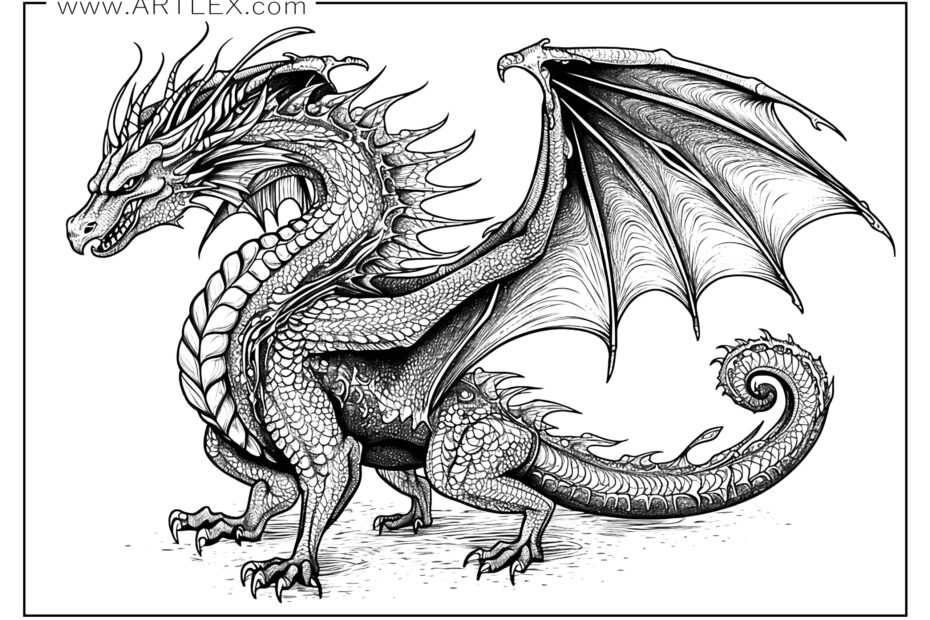 Dragon Coloring Pictures Free Infoupdate