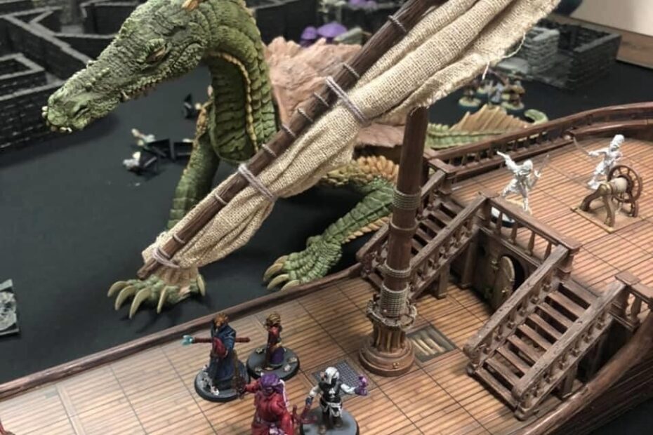 Dragon Turtle Attacking A Ship Forge Of Ice