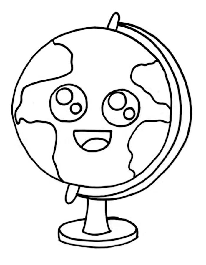 Earth Coloring Pages PDF Earth Coloring Pages PDF