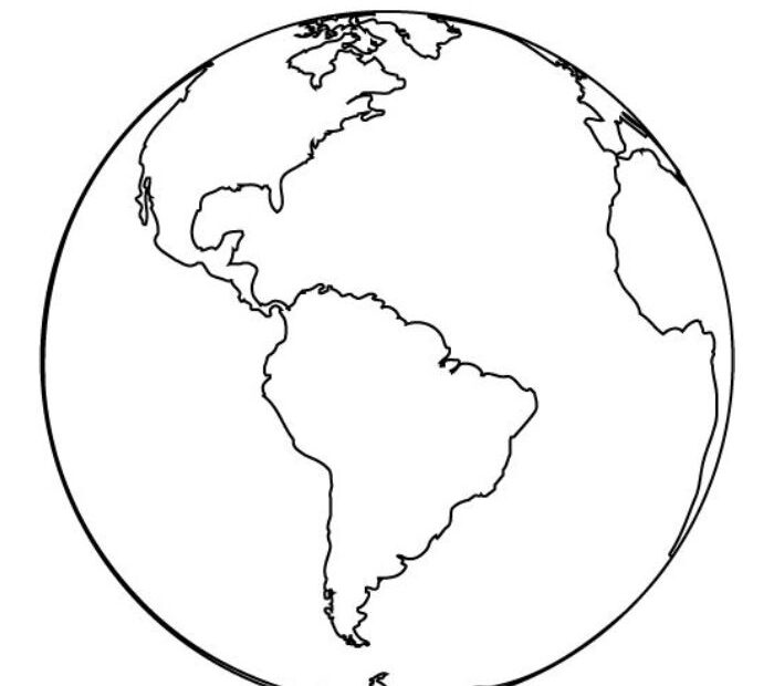 Earth Coloring Pages Free Printable PDF