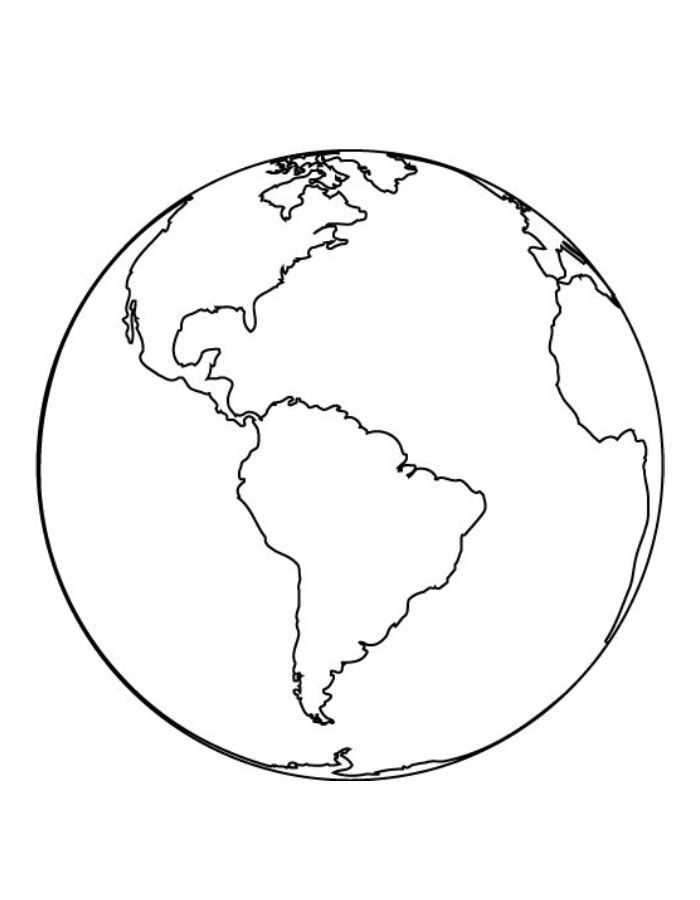 Earth Coloring Pages Free Printable PDF Earth Coloring Pages Free Printable PDF