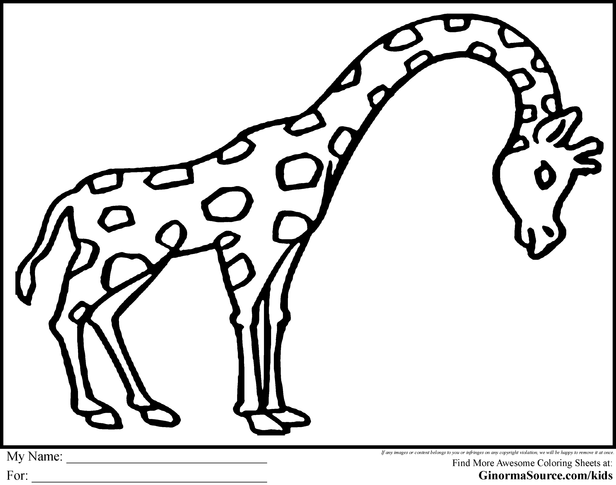 Easy Animal Coloring Pages For Kids Coloring Home Easy Animal Coloring Pages For Kids Coloring Home