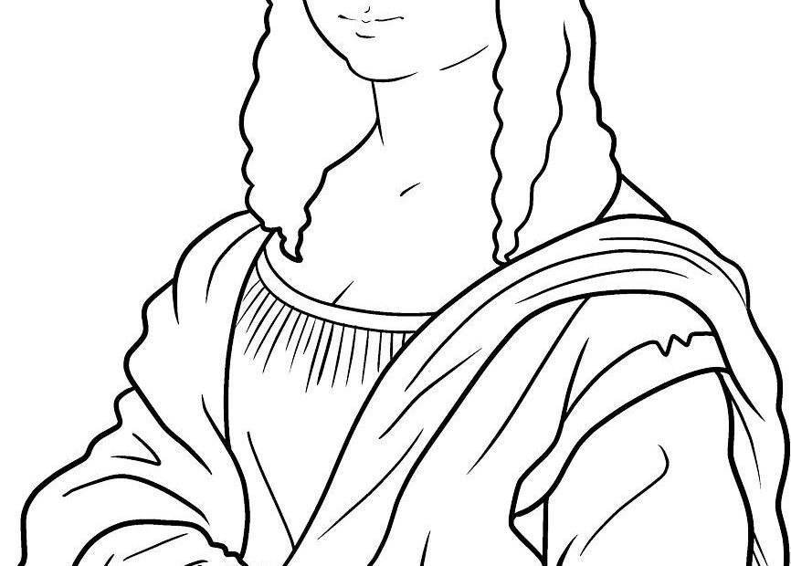 Easy Mona Lisa Easy Drawings Cute Cartoon Drawings Art Drawings