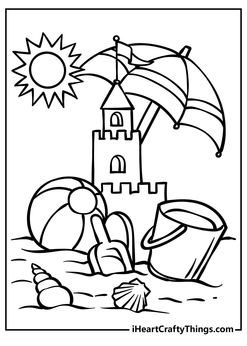 Easy Summer Coloring Sheets Coloring Pages Easy Summer Coloring Sheets Coloring Pages