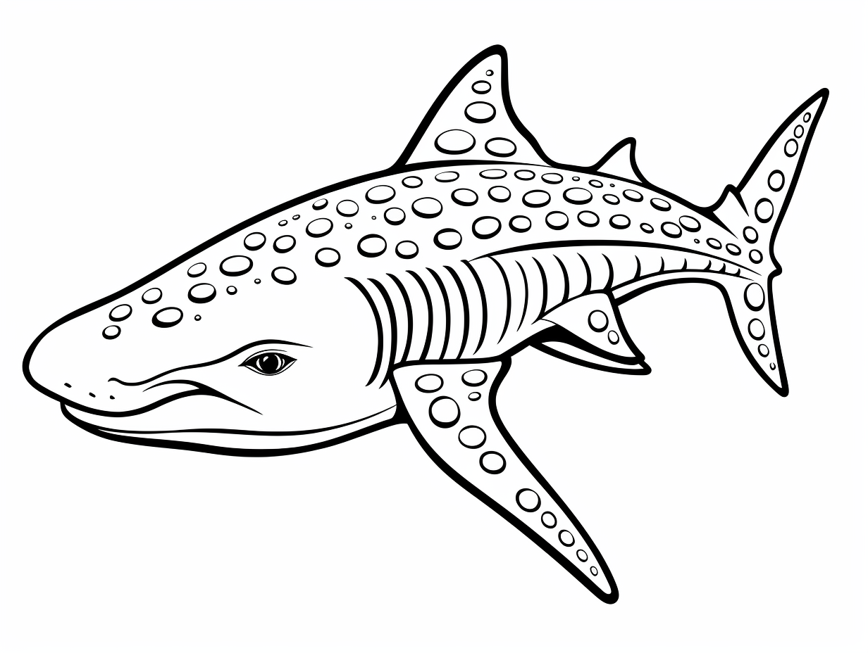 Easy Whale Shark Coloring Sheet Coloring Page Easy Whale Shark Coloring Sheet Coloring Page
