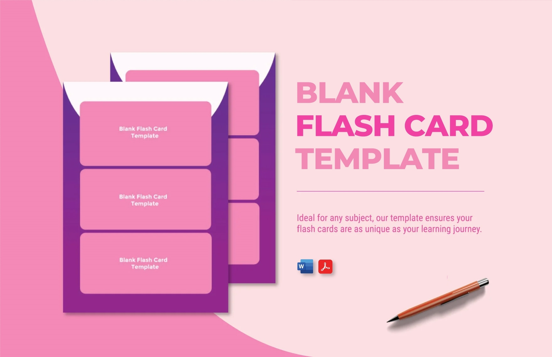 Editable Flashcard Template In Word Google Docs PDF Download Editable Flashcard Template In Word Google Docs PDF Download