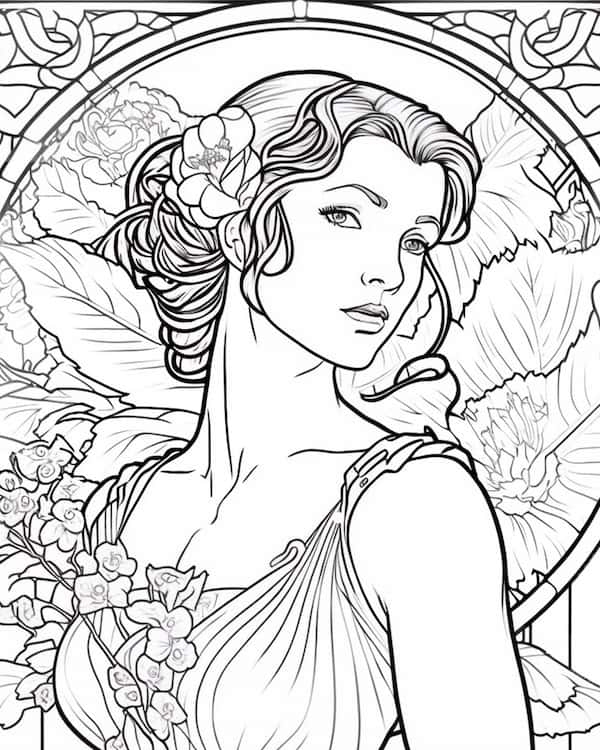 Elegant Coloring Pages Coloring Nation Elegant Coloring Pages Coloring Nation