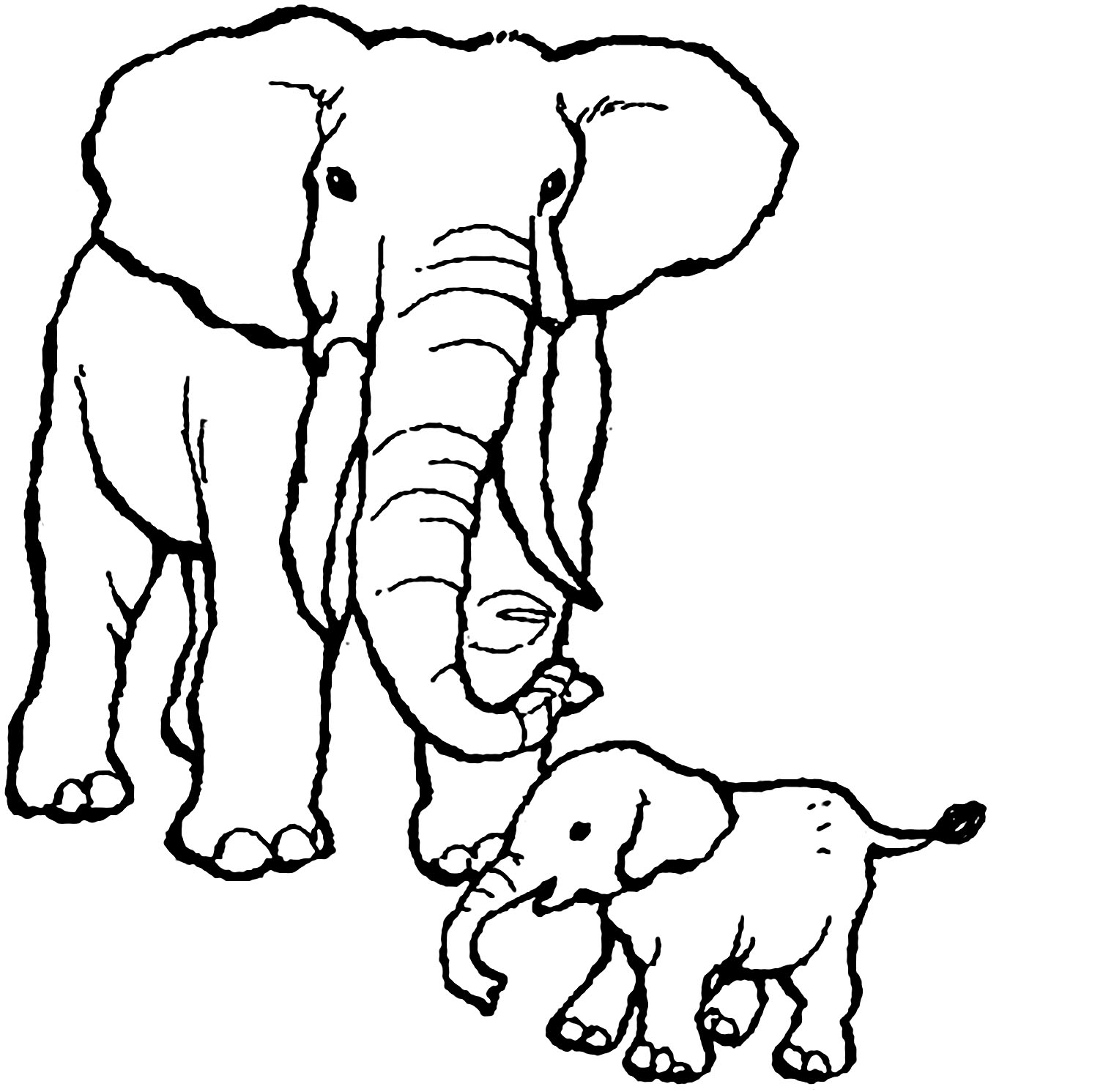 Elephant Coloring Page To Download Elephant Coloring Pages For Kids Elephant Coloring Page To Download Elephant Coloring Pages For Kids