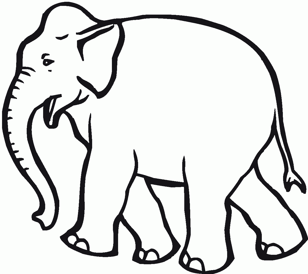 Elephant Printable Coloring Pages Elephant Printable Coloring Pages