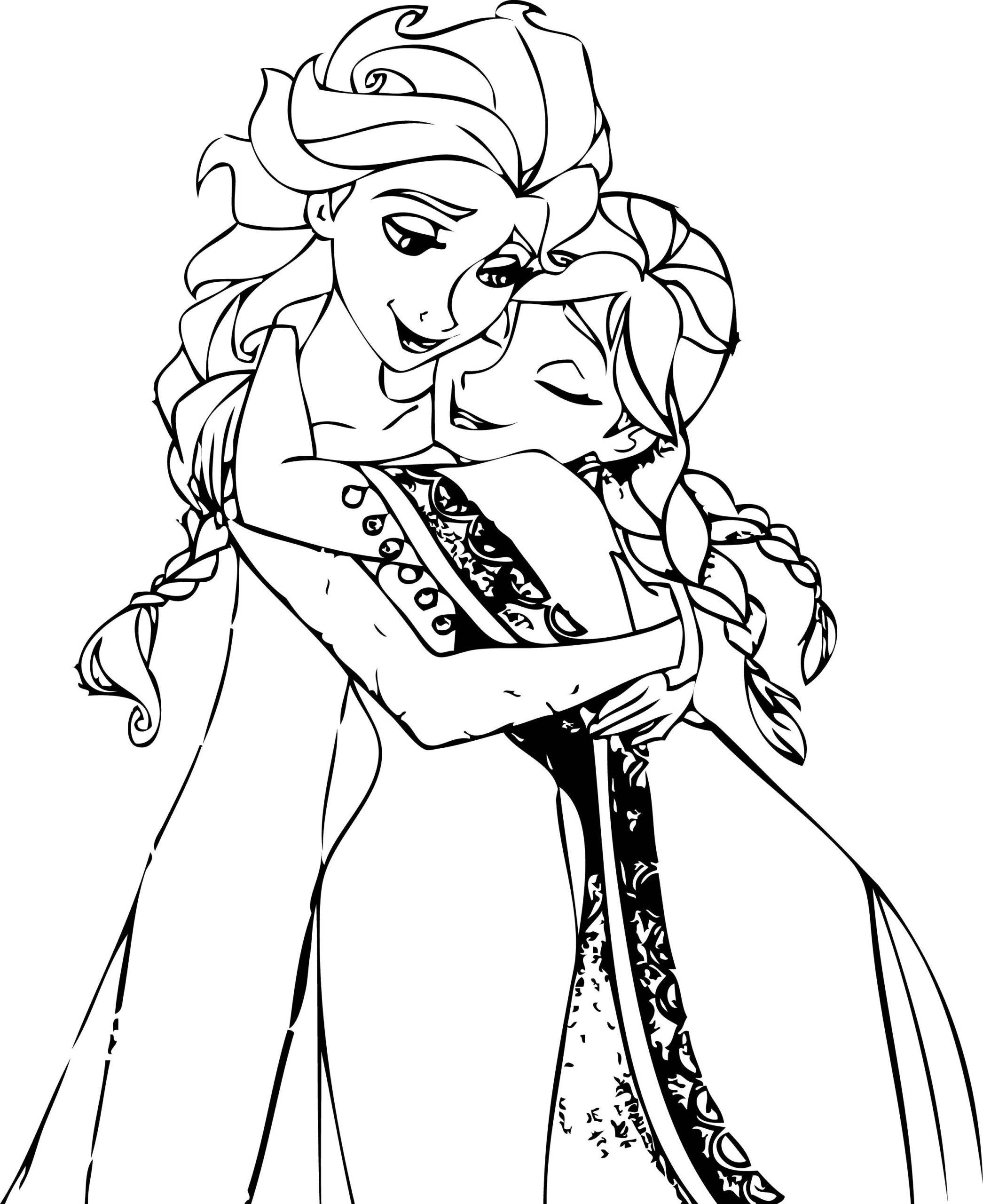 Elsa And Anna Coloring Pages Coloring Home Elsa And Anna Coloring Pages Coloring Home