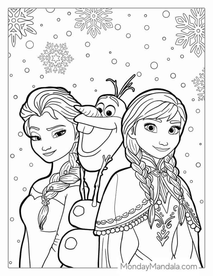 Elsa Anna And Olaf Coloring Page Frozen Coloring Pages Elsa Elsa Anna And Olaf Coloring Page Frozen Coloring Pages Elsa