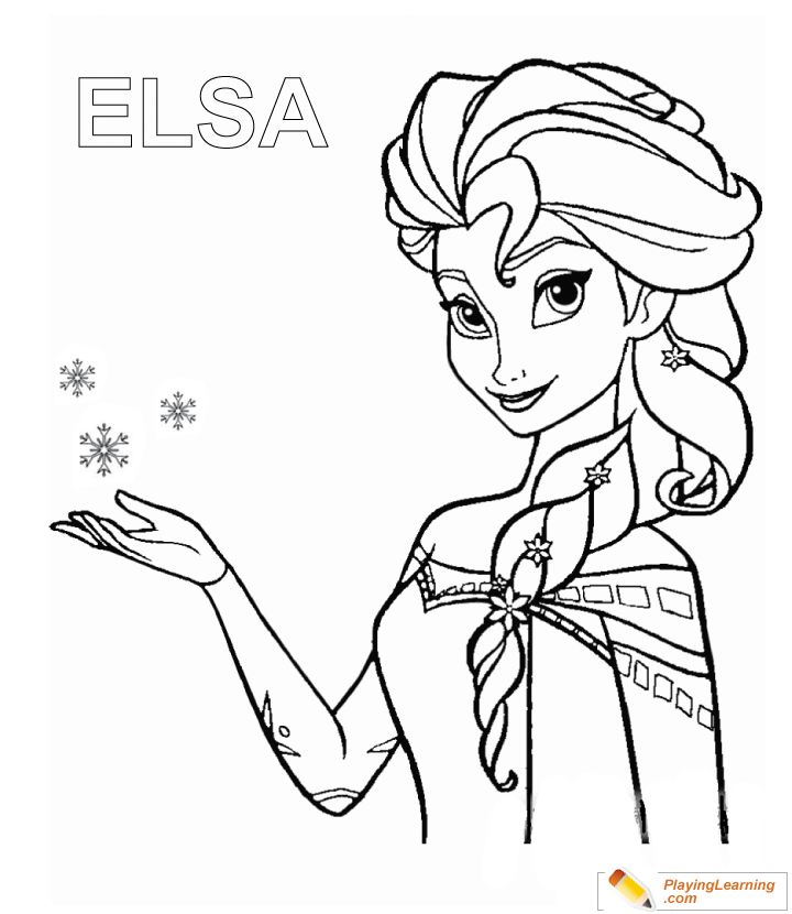 Elsa Coloring Page 07 Free Elsa Coloring Page Elsa Coloring Page 07 Free Elsa Coloring Page