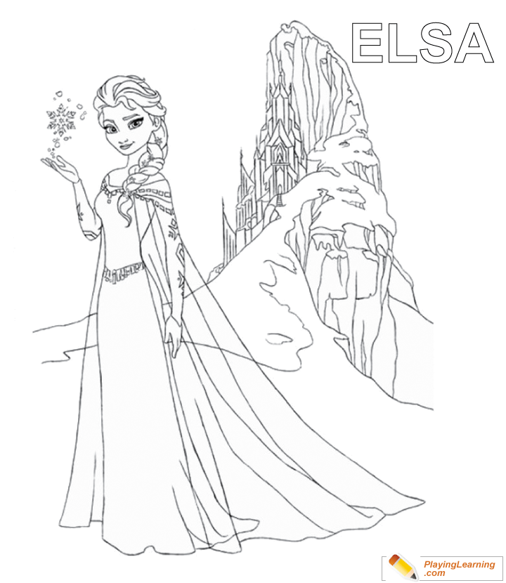 Elsa Coloring Page 09 Free Elsa Coloring Page Elsa Coloring Page 09 Free Elsa Coloring Page