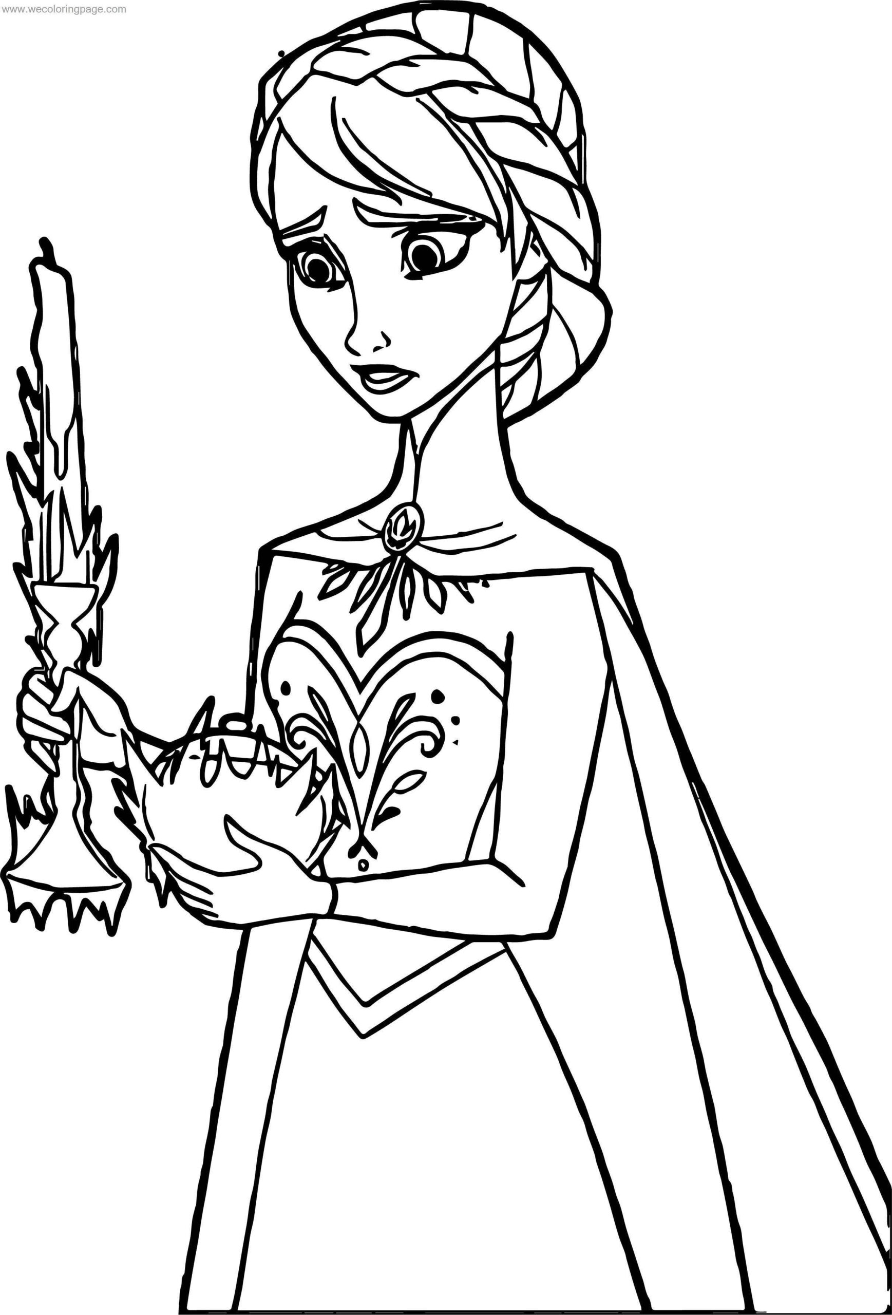Elsa colouring in printable Elsa colouring in printable