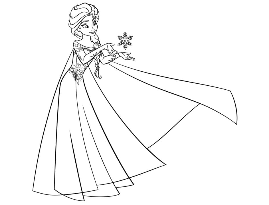 Elsa With Snowflake Coloring Page Free Printable Coloring Pages For Kids Elsa With Snowflake Coloring Page Free Printable Coloring Pages For Kids