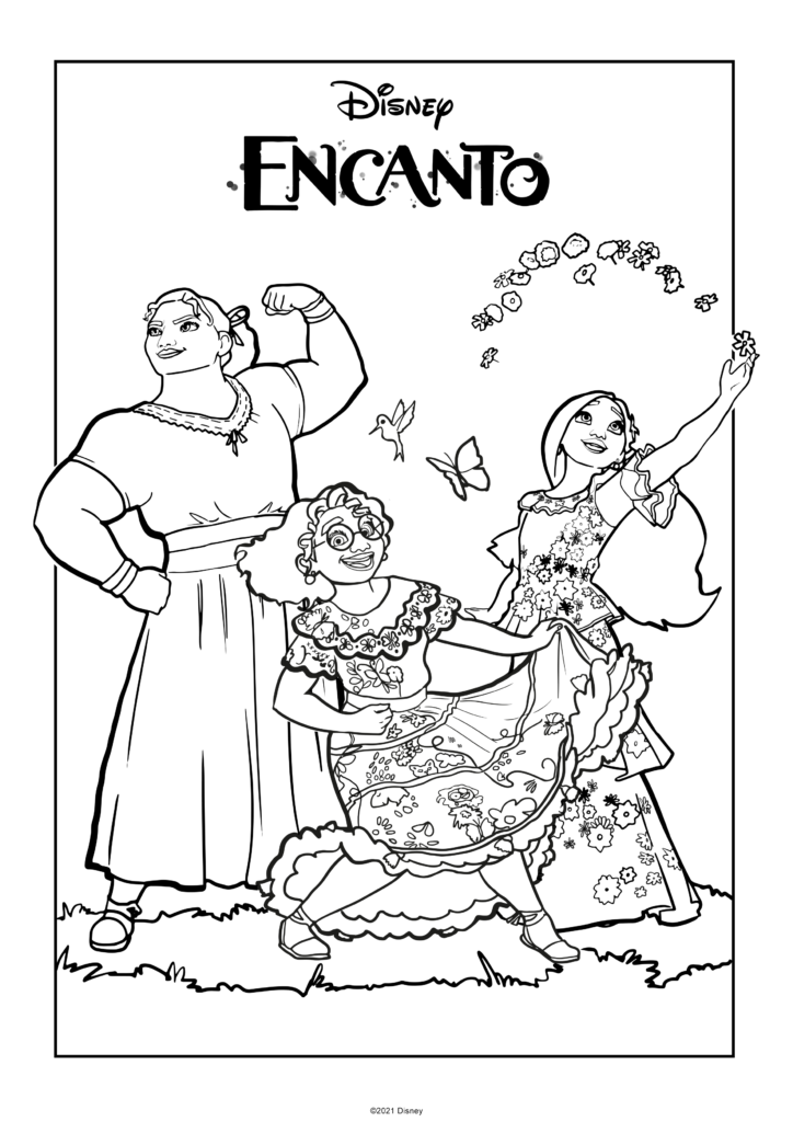 Disney Encanto Coloring Pages Disney Encanto Coloring Pages