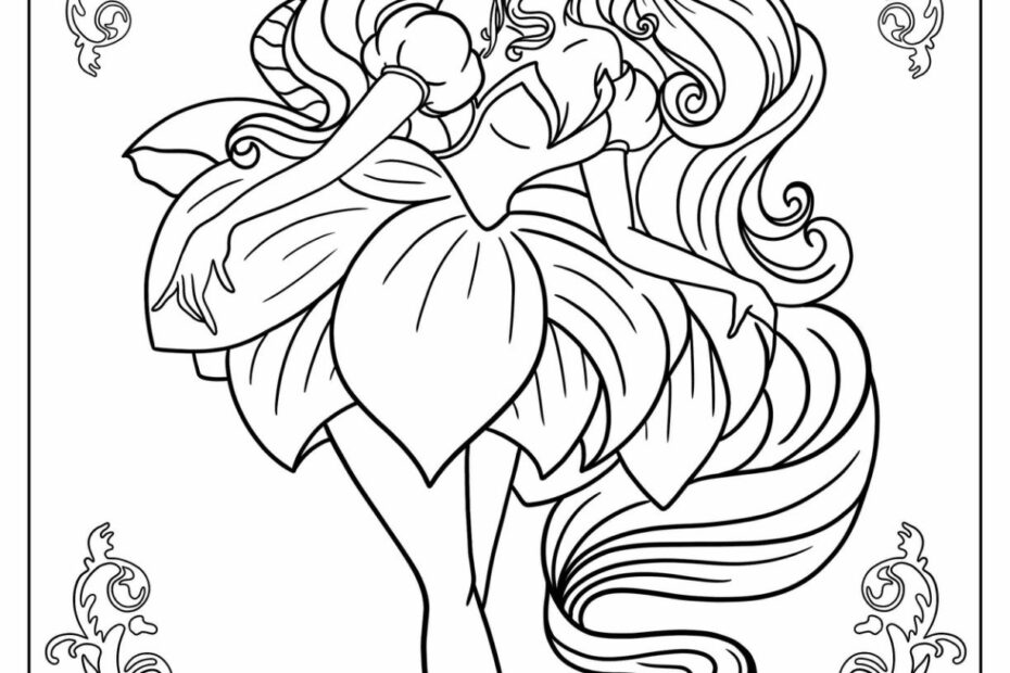 Fairy Coloring Pages 20 Unique Fairy Coloring Sheets 42 OFF