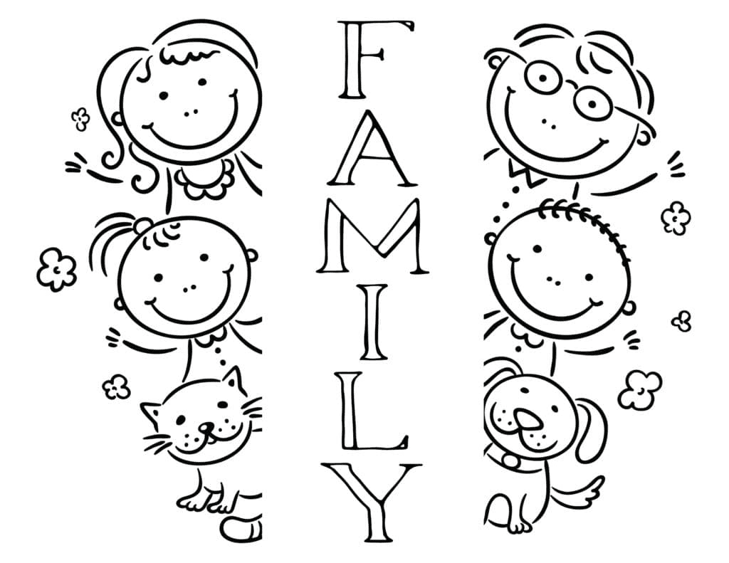 Family Day Printable Coloring Page Free Printable Coloring Pages Family Day Printable Coloring Page Free Printable Coloring Pages