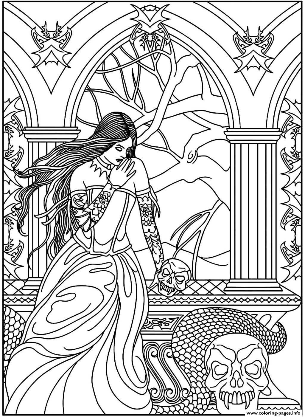 Fantasy Adult Coloring Pages Coloring Home Fantasy Adult Coloring Pages Coloring Home
