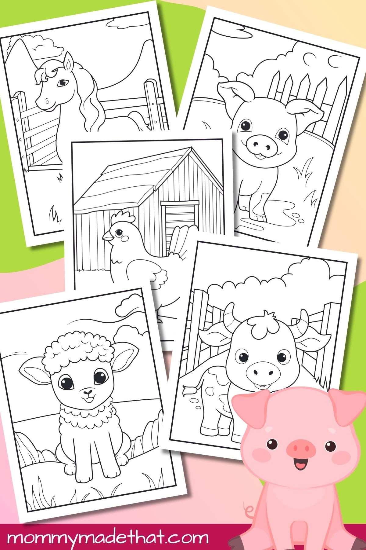 Farm Animal Coloring Sheets Printable Free Farm Animals Coloring Pages Farm Animal Coloring Sheets Printable Free Farm Animals Coloring Pages