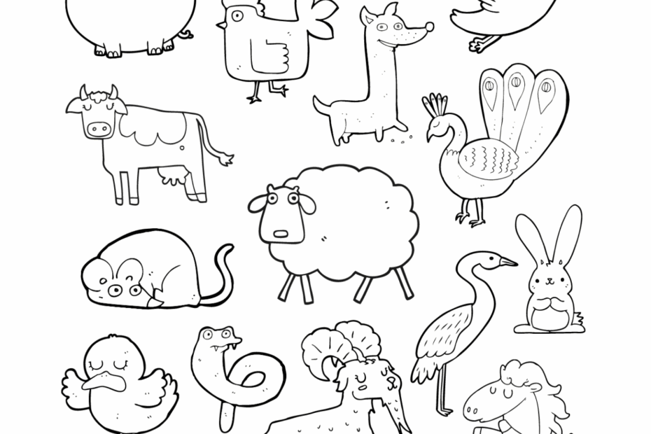 Farm Animals Printables Coloring Pages Farm Coloring Vrogue co