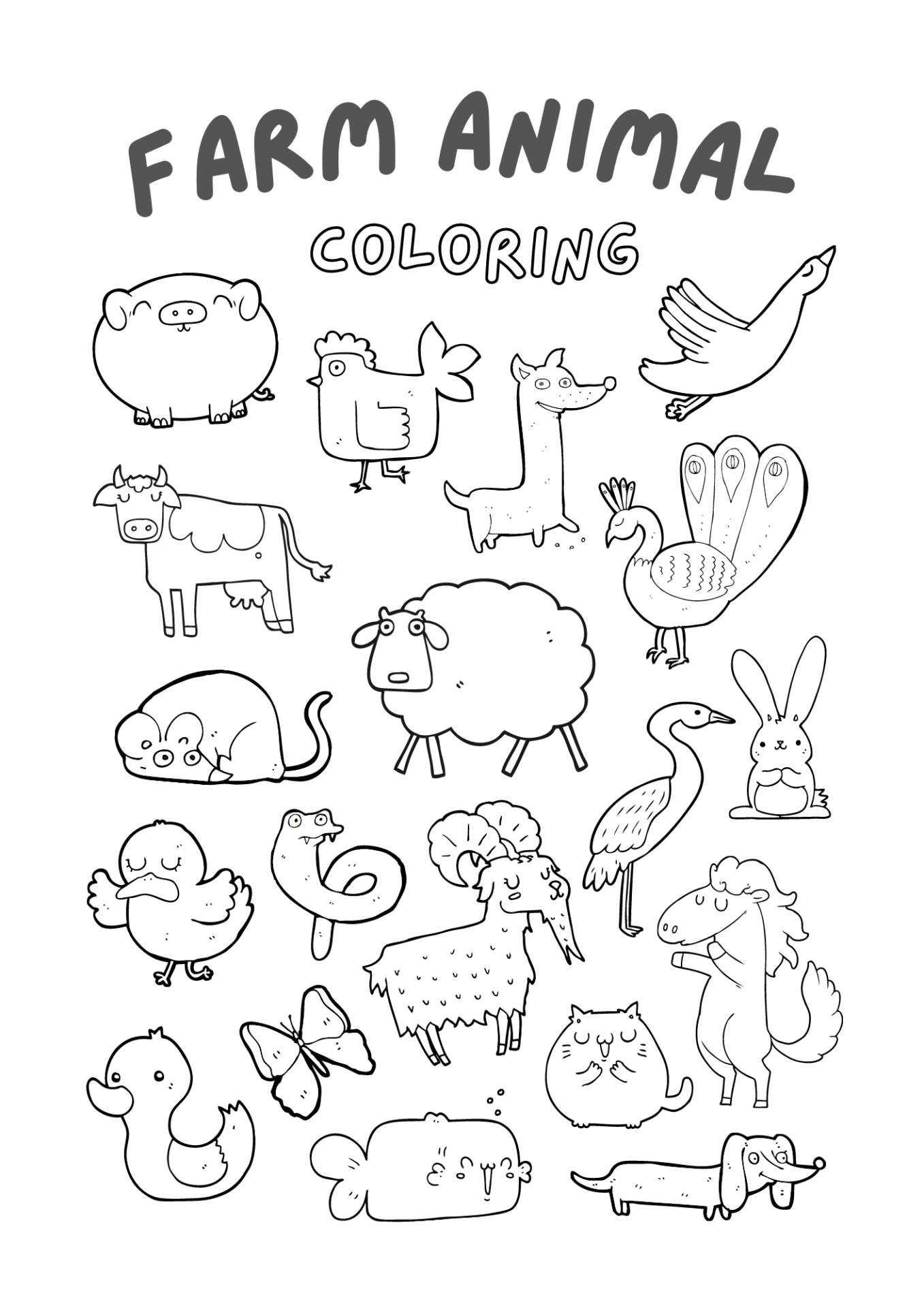 Farm Animals Printables Coloring Pages Farm Coloring Vrogue co Farm Animals Printables Coloring Pages Farm Coloring Vrogue co