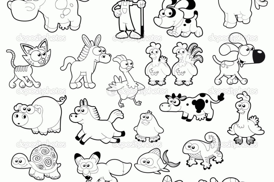 Farm Coloring Pages For Preschool Coloring Home