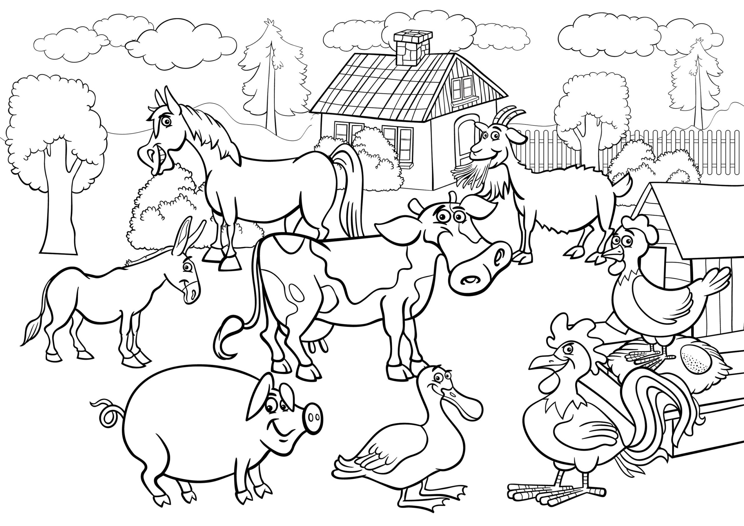Farming Coloring Pages Printable Printable Templates Farming Coloring Pages Printable Printable Templates