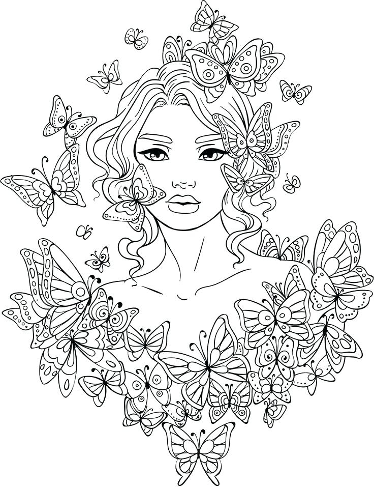 Female Coloring Pages Female Coloring Pages