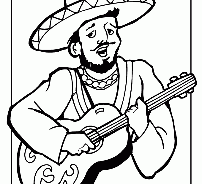 Fiesta Coloring Pages Free Printable Coloring Home