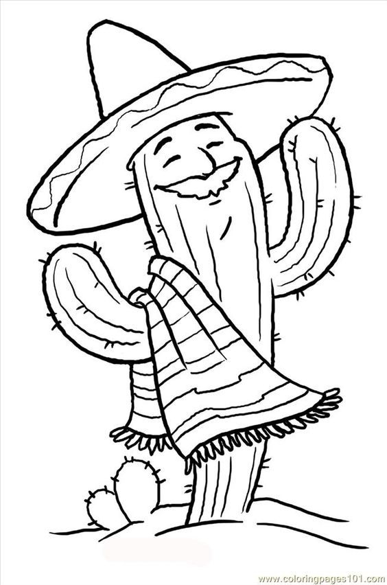 Printable Fiesta Coloring Pages Printable Fiesta Coloring Pages