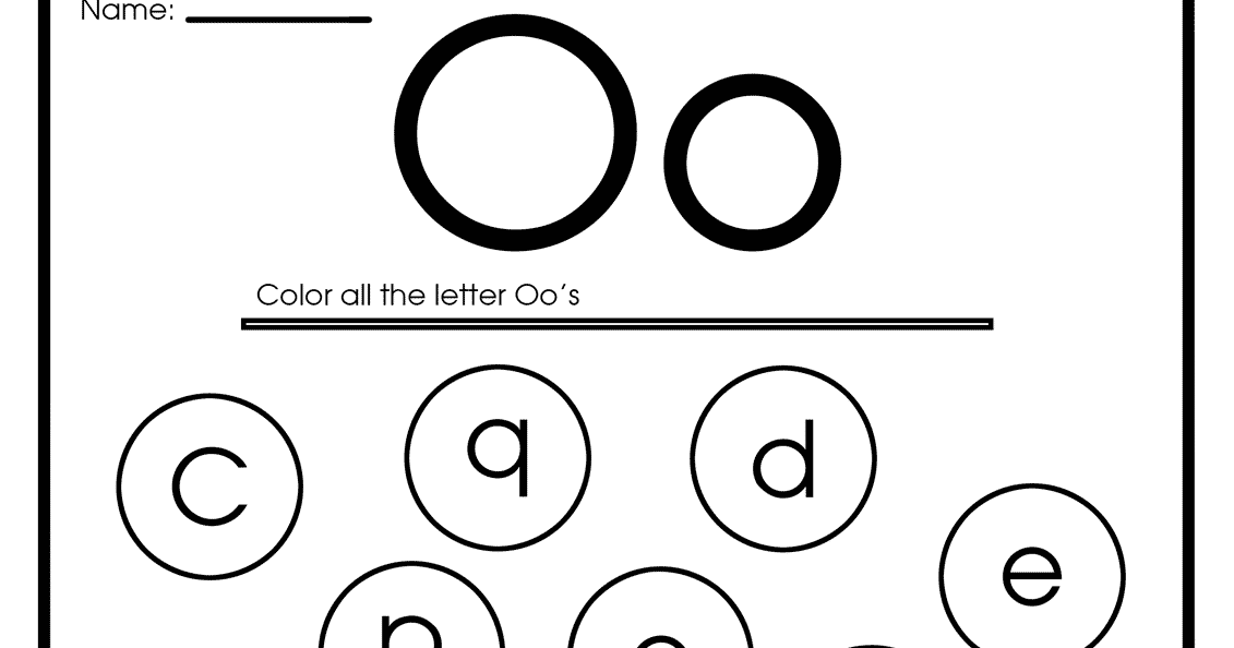 find letter o worksheet find letter o worksheet