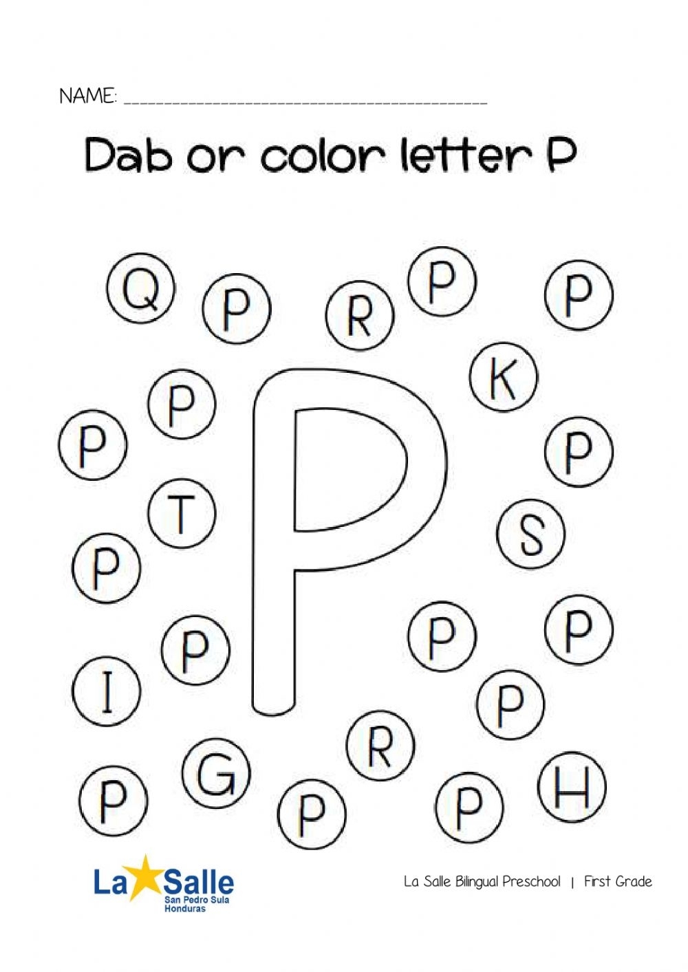 Find Letter P Interactive Worksheet Printable Worksheets