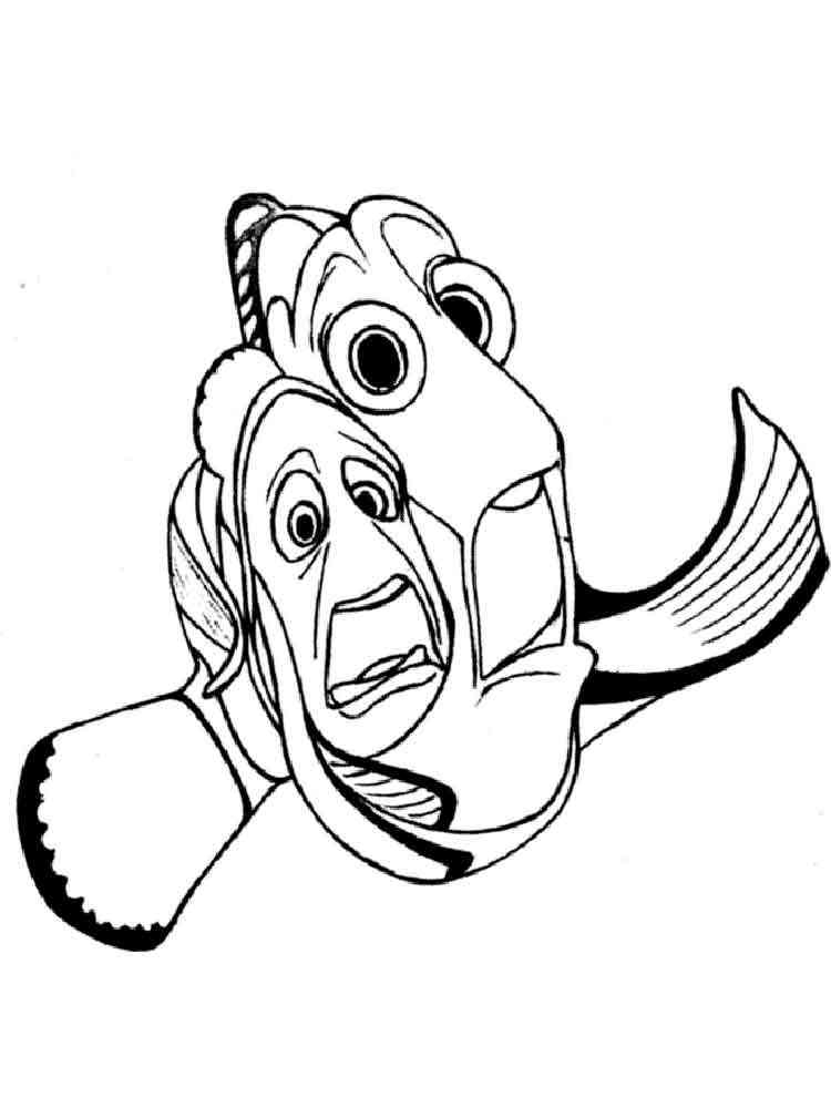 Nemo Coloring Pages Nemo Coloring Pages