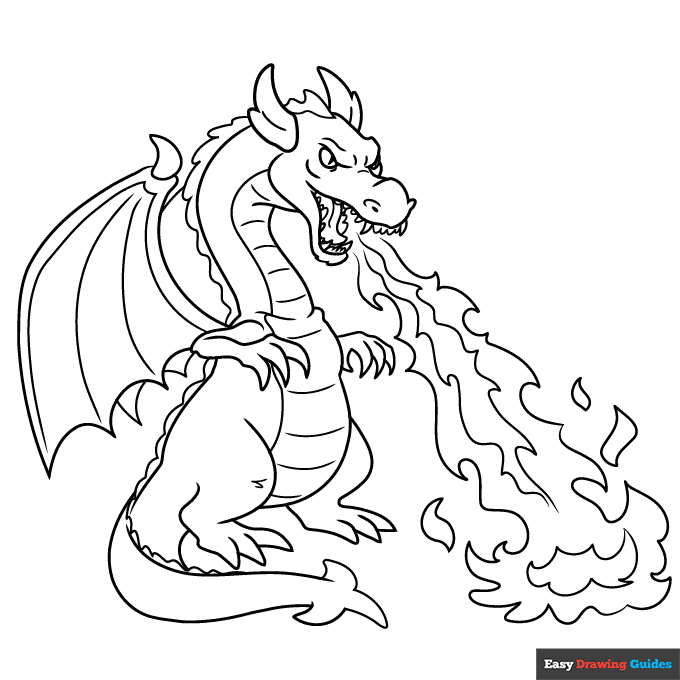 free dragon coloring sheet free dragon coloring sheet